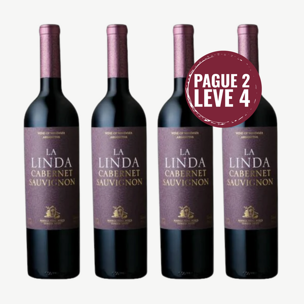 Kit 4 Vinhos Finca La Linda Malbec