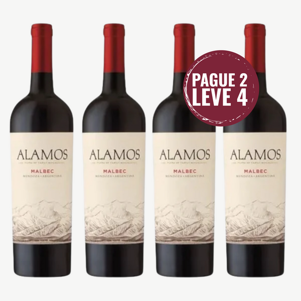Kit 4 Vinhos Alamos Malbec