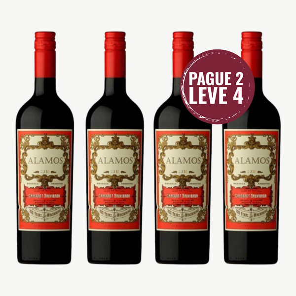 Kit 4 Vinhos Alamos Reserve Malbec
