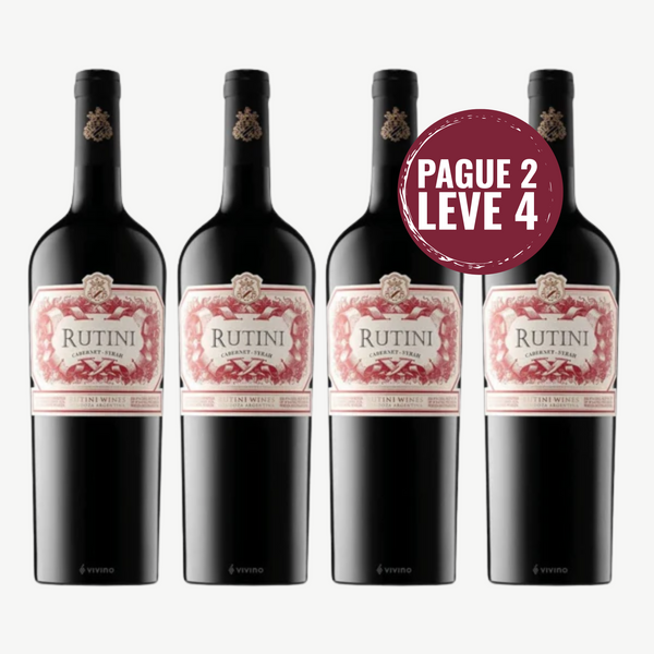 Kit 4 Vinhos Rutini Cabernet-Syrah