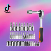 46 pçs/set kit chave de soquete catraca