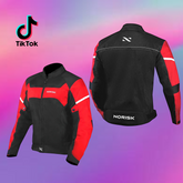 Jaqueta Norisk Nr-02 Preto Vermelho