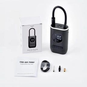 Inflador de Pneus Portátil Mini Sem Fio, Compressor Elétrico para Carro, Moto e Bicicleta